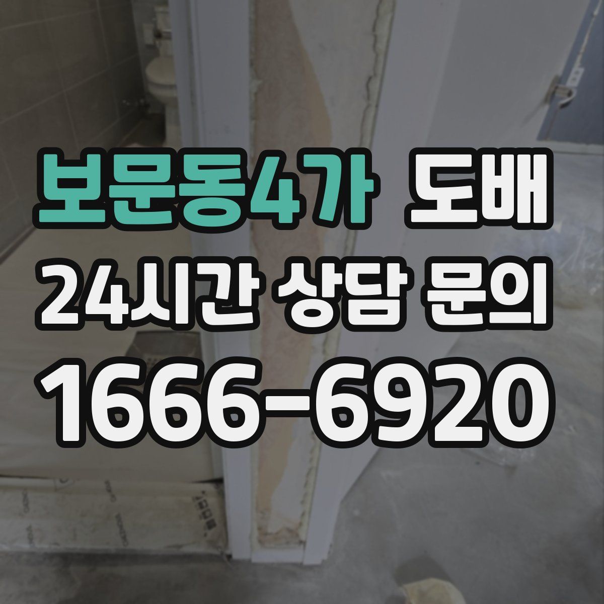 보문동4가 도배