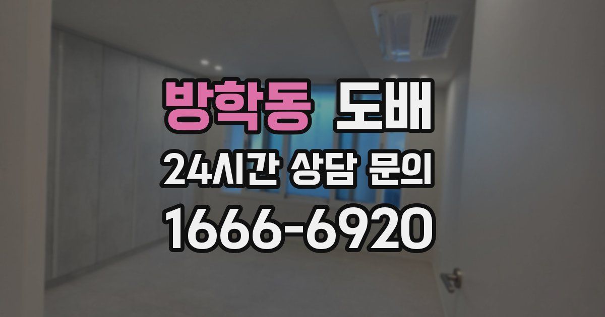방학동 도배