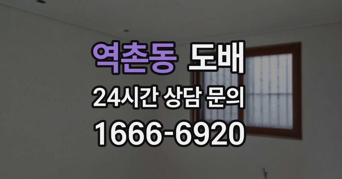 역촌동 도배