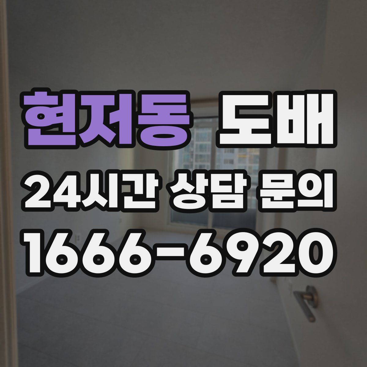 현저동 도배