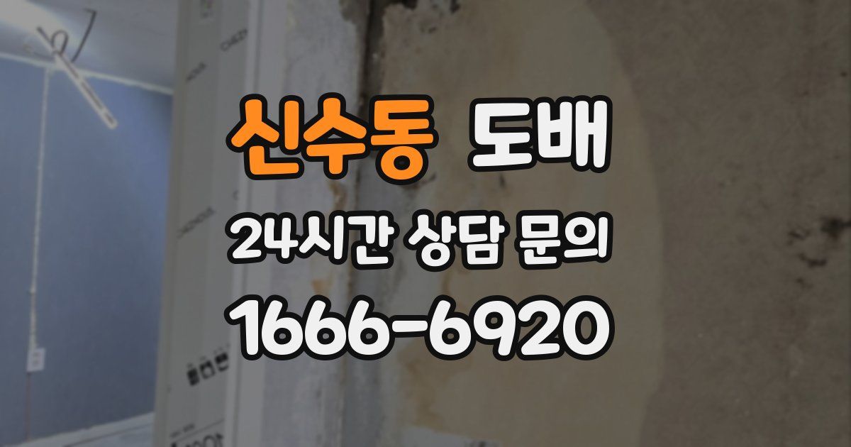 신수동 도배