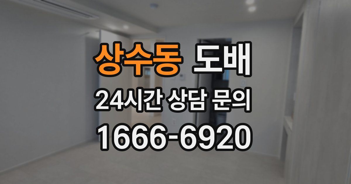 상수동 도배