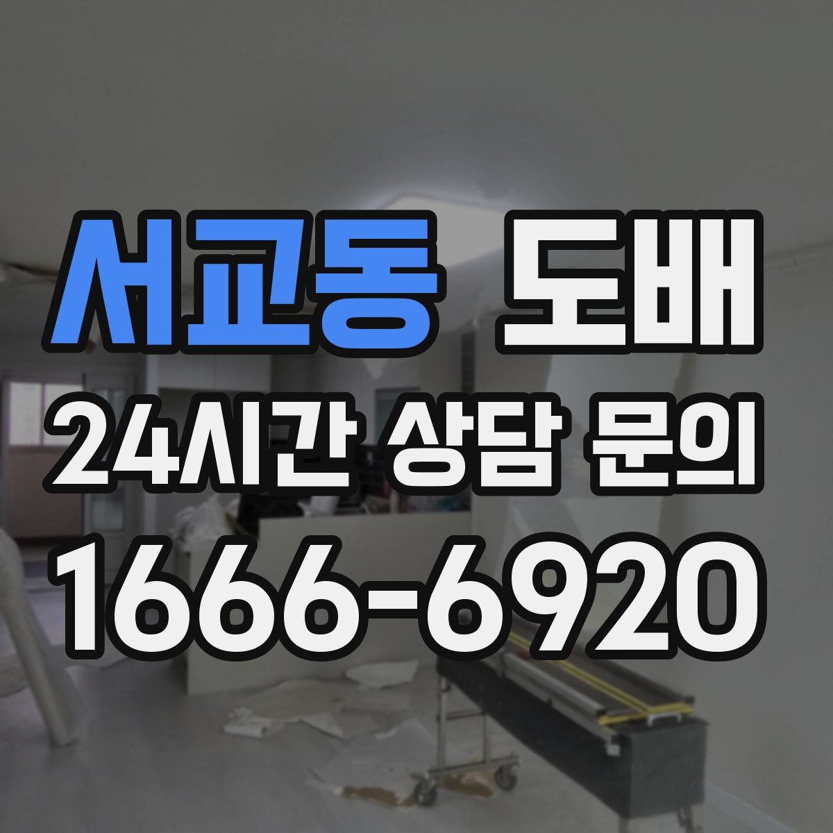 서교동 도배