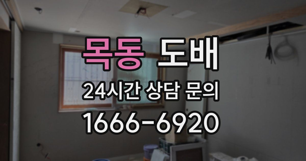 목동 도배
