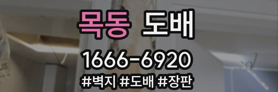 목동 도배