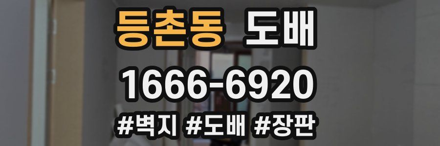 등촌동 도배