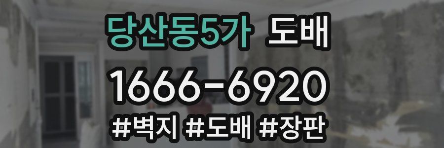 당산동5가 도배