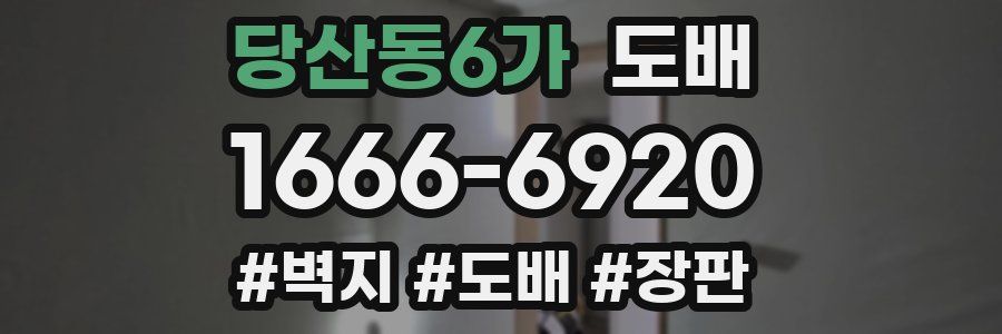 당산동6가 도배