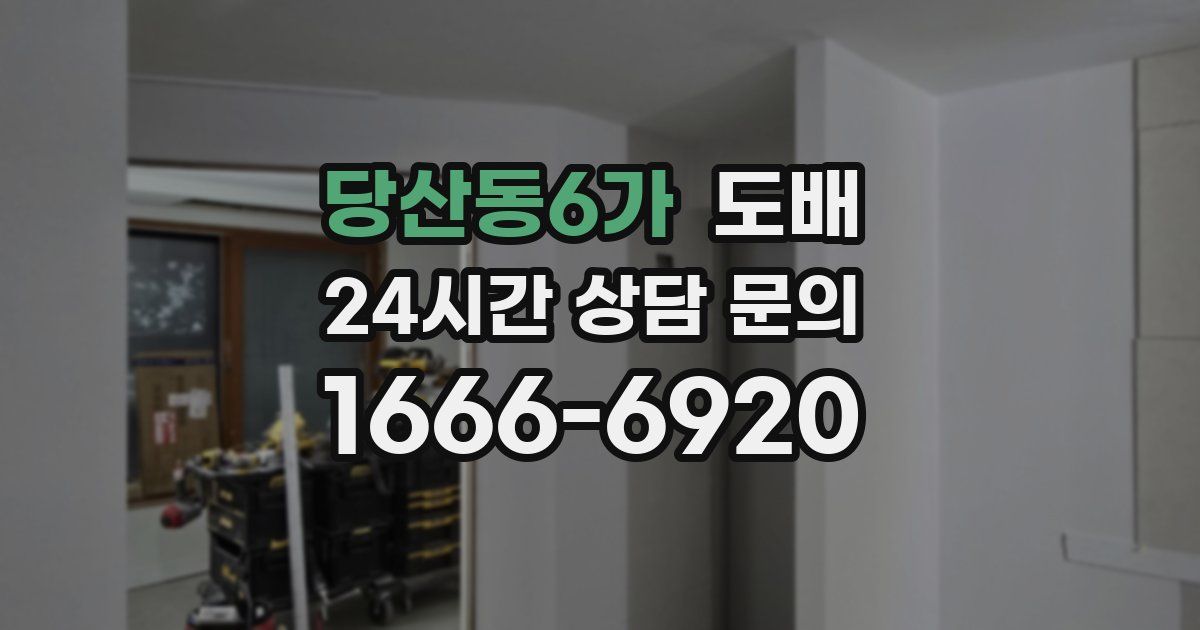 당산동6가 도배