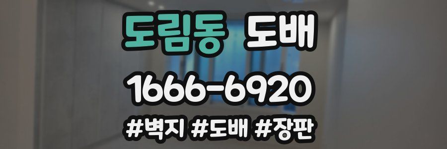 도림동 도배