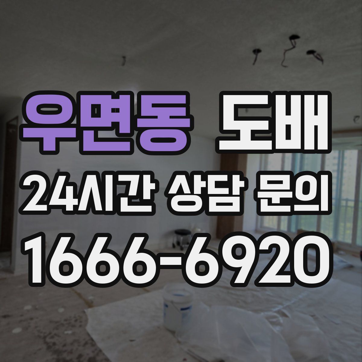 우면동 도배