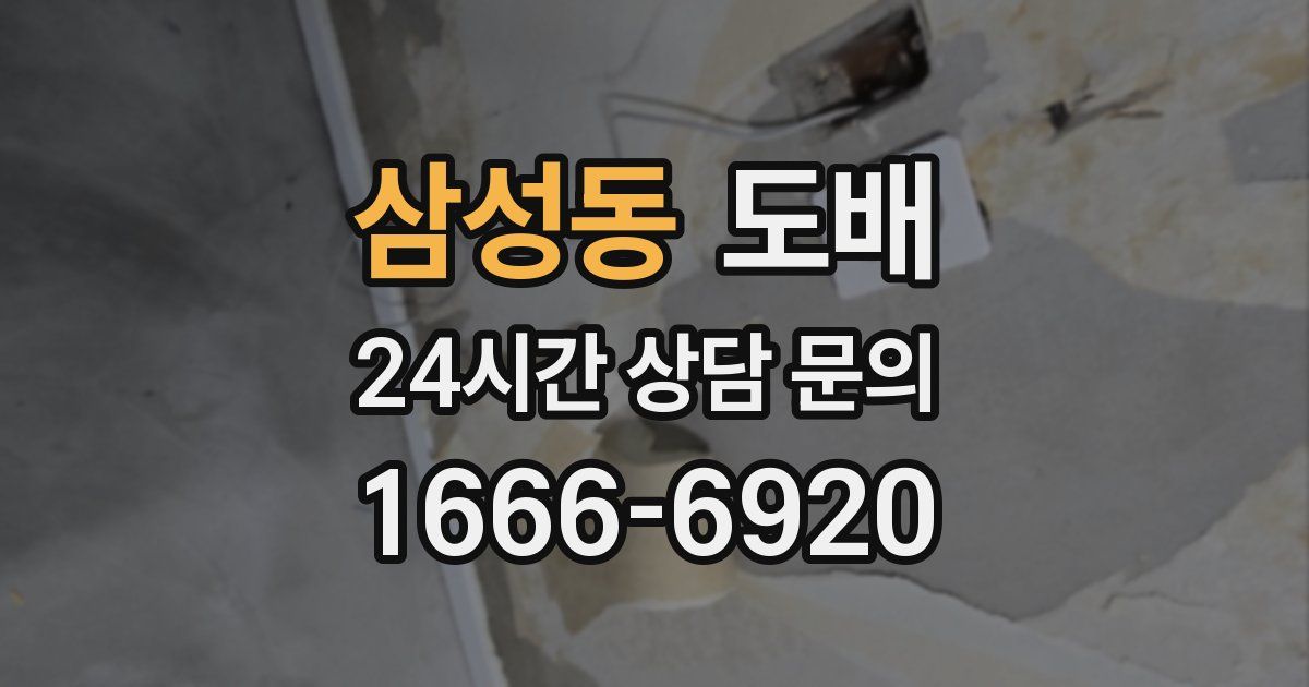삼성동 도배