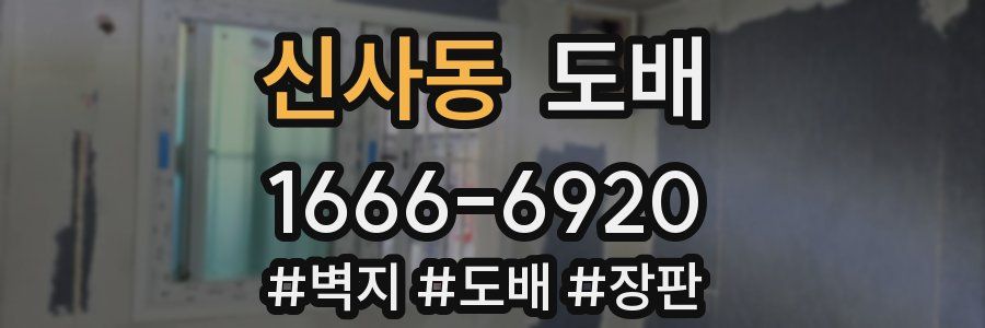 신사동 도배
