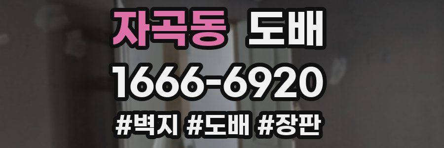 자곡동 도배