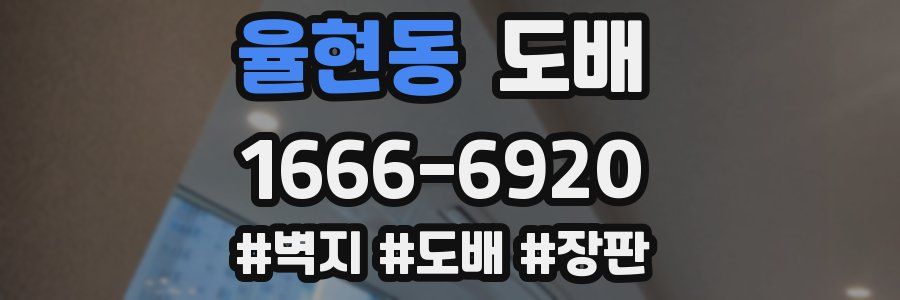 율현동 도배