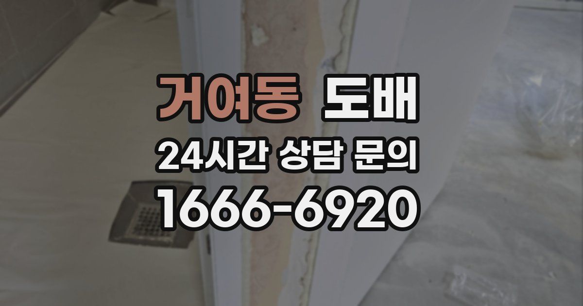 거여동 도배