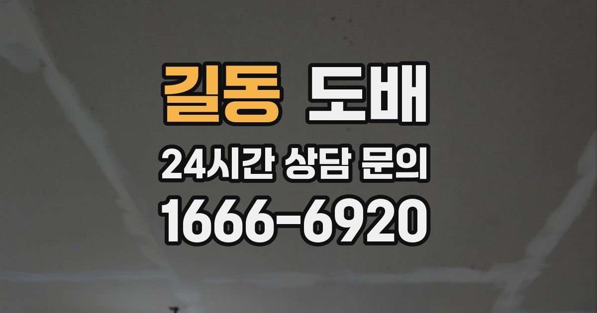 길동 도배