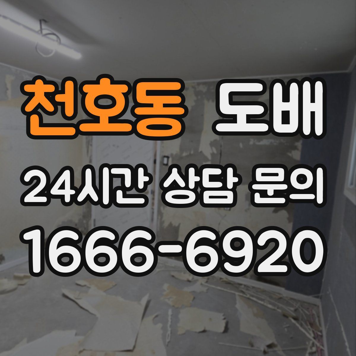 천호동 도배