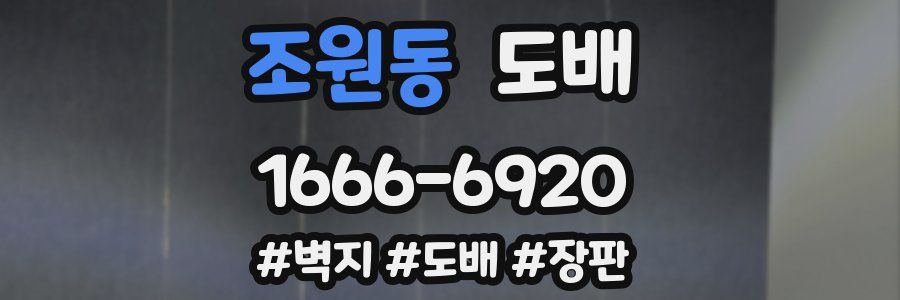 조원동 도배