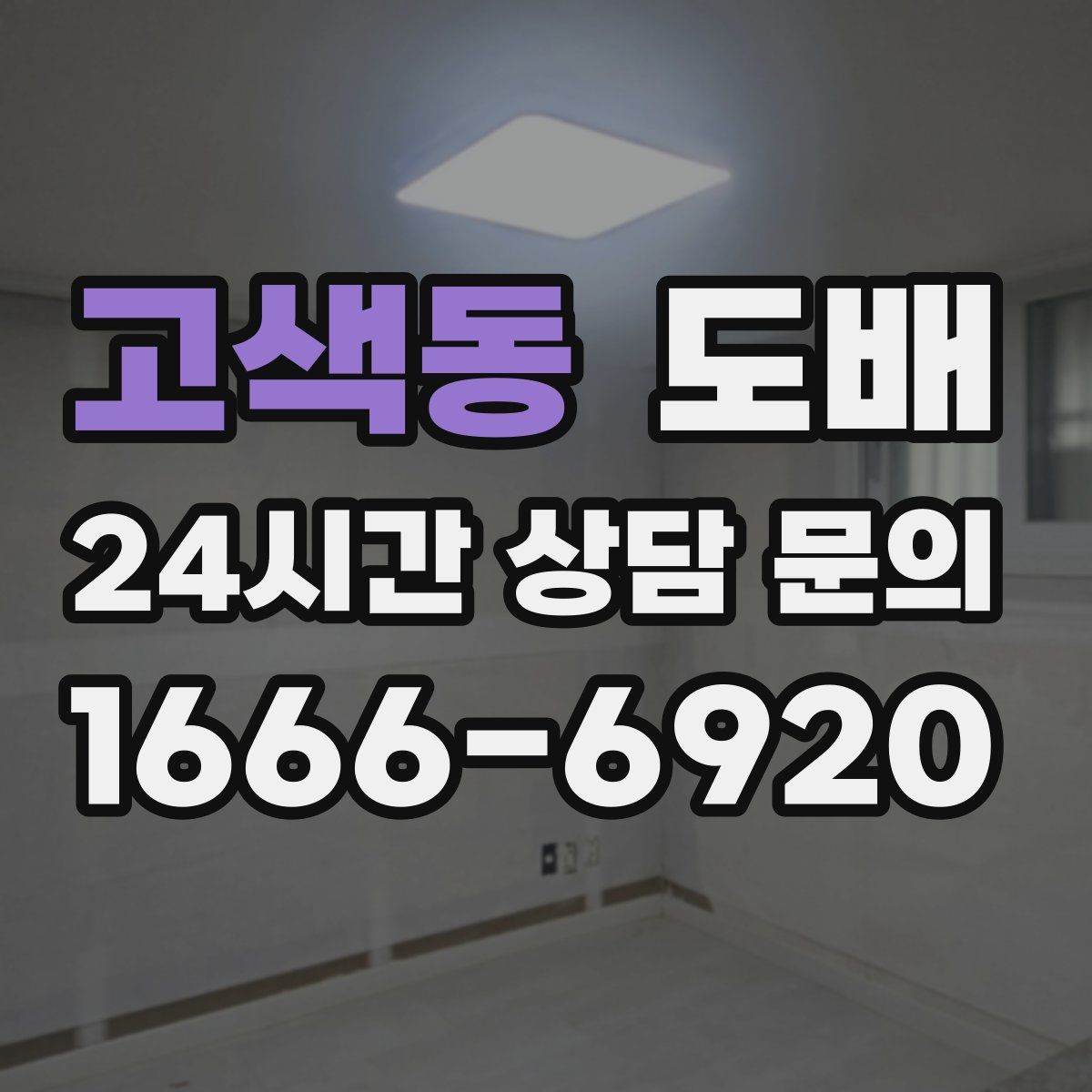 고색동 도배