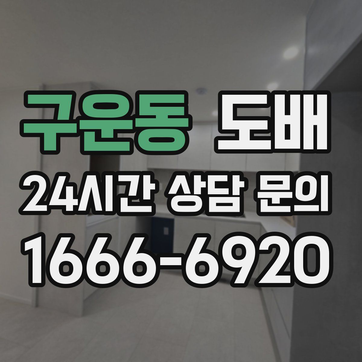 구운동 도배