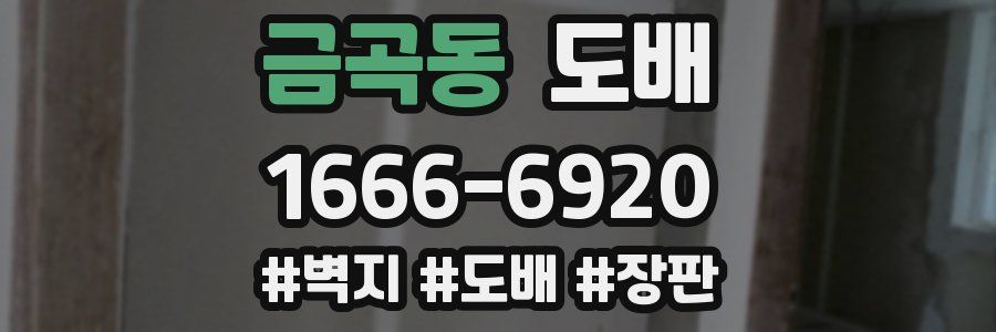 금곡동 도배
