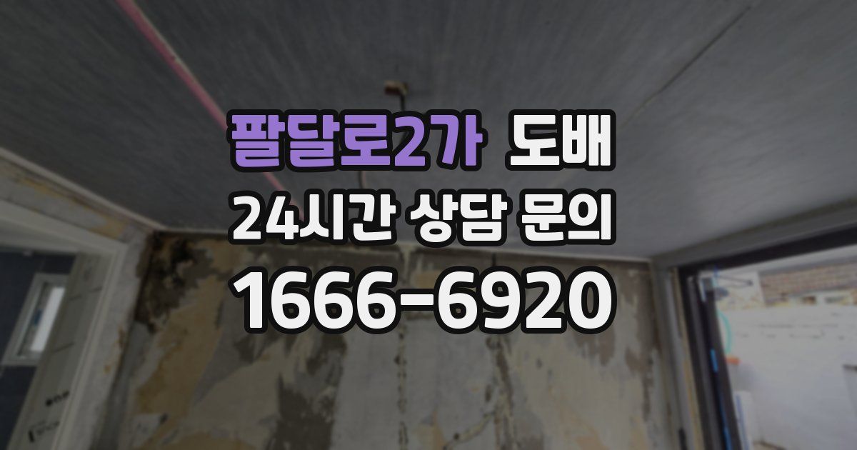 팔달로2가 도배