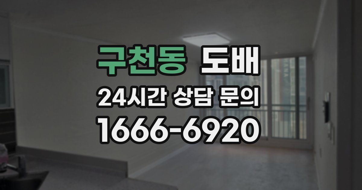 구천동 도배