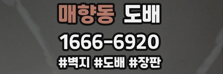 매향동 도배