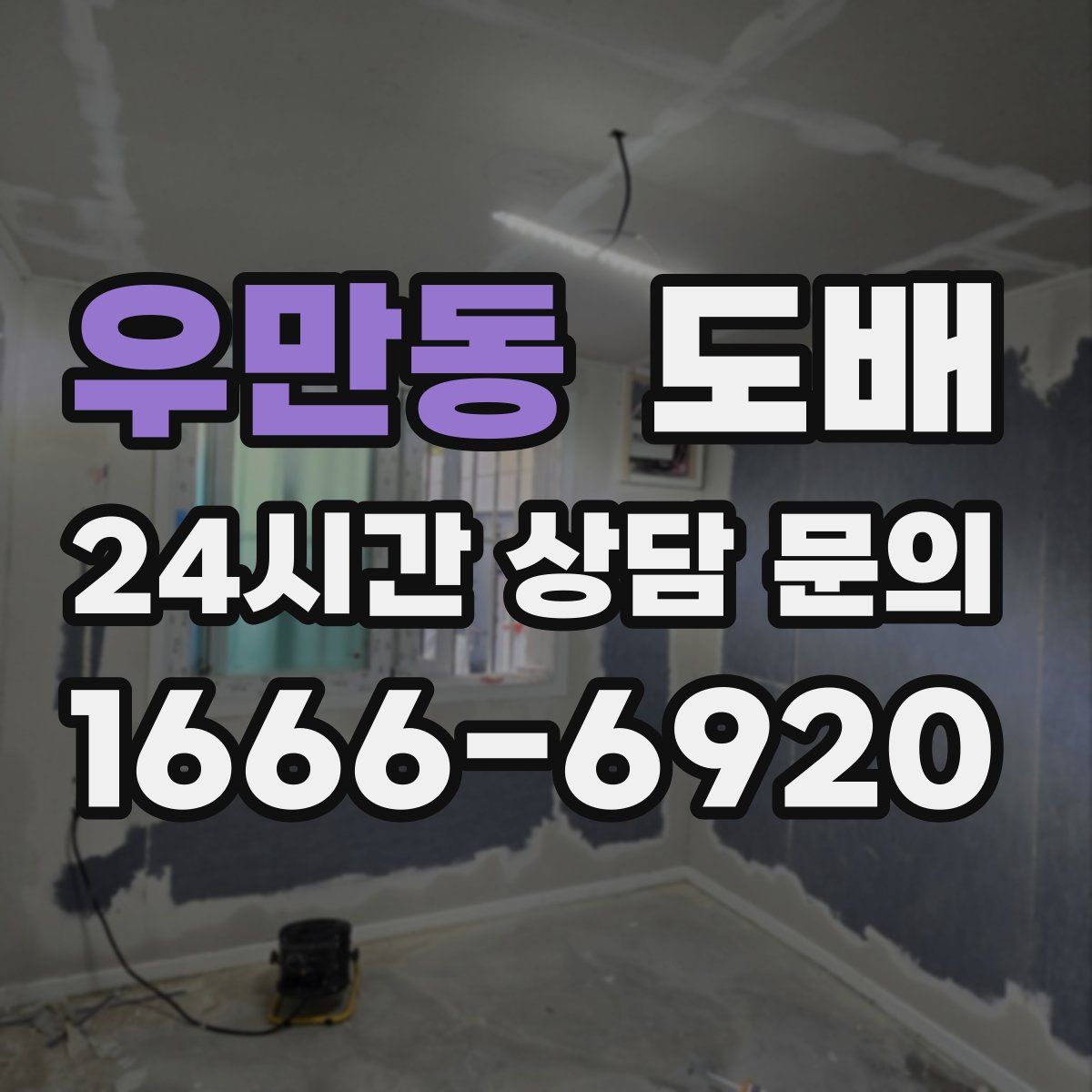 우만동 도배