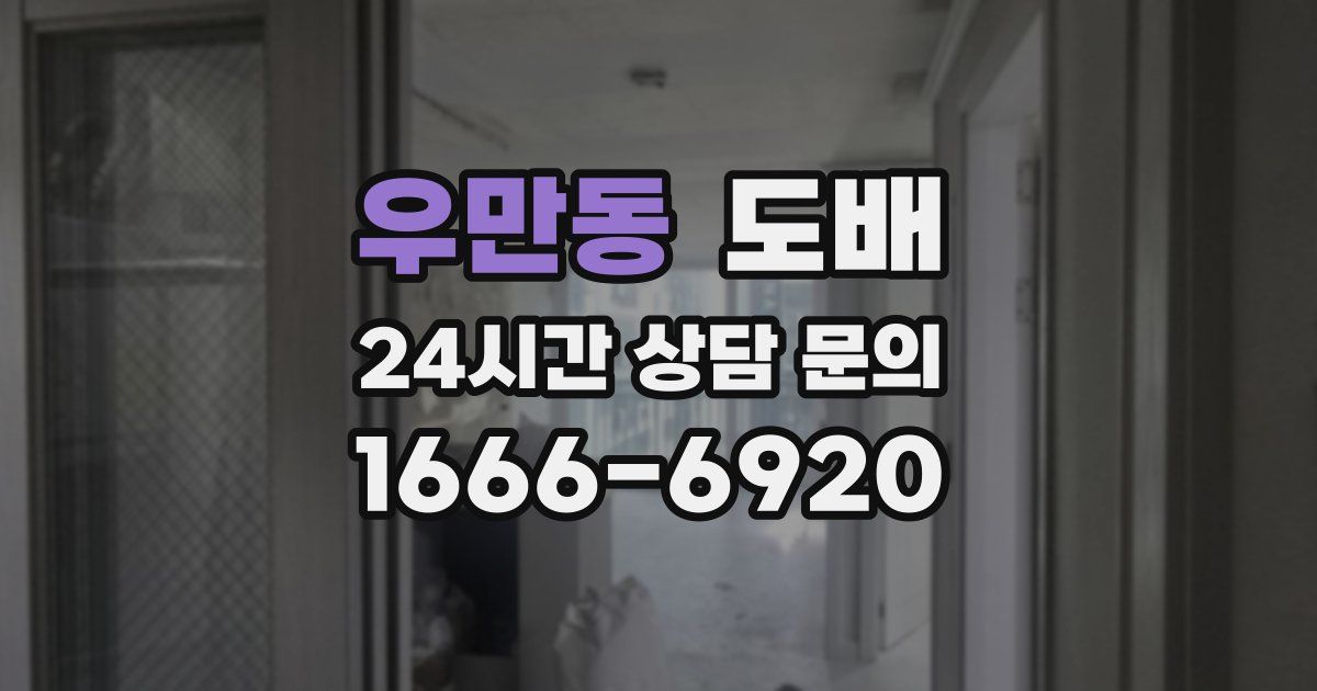 우만동 도배