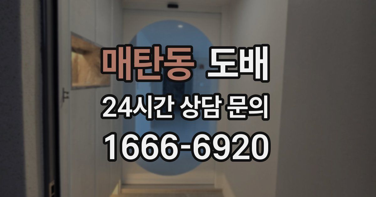 매탄동 도배