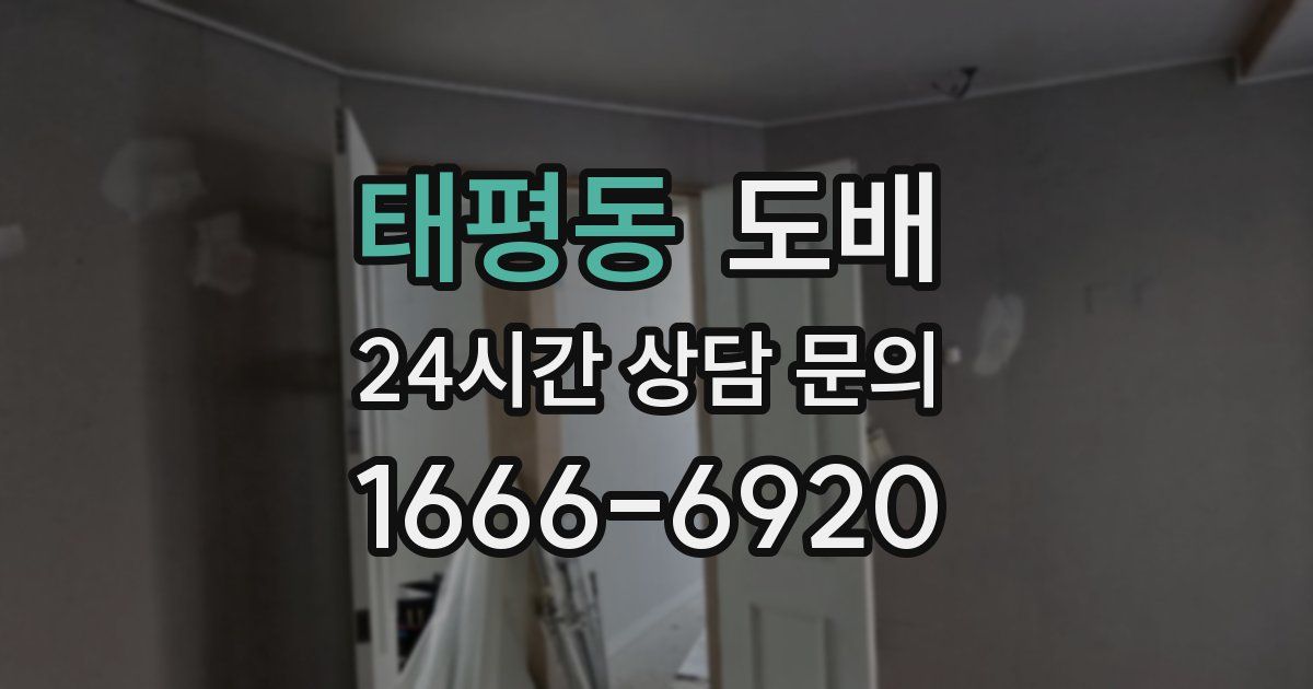 태평동 도배