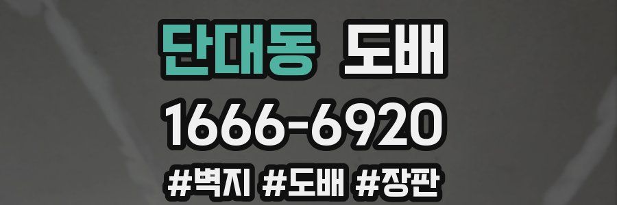 단대동 도배