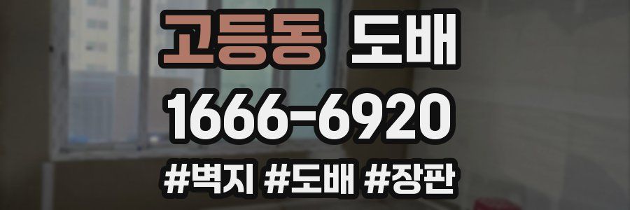 고등동 도배