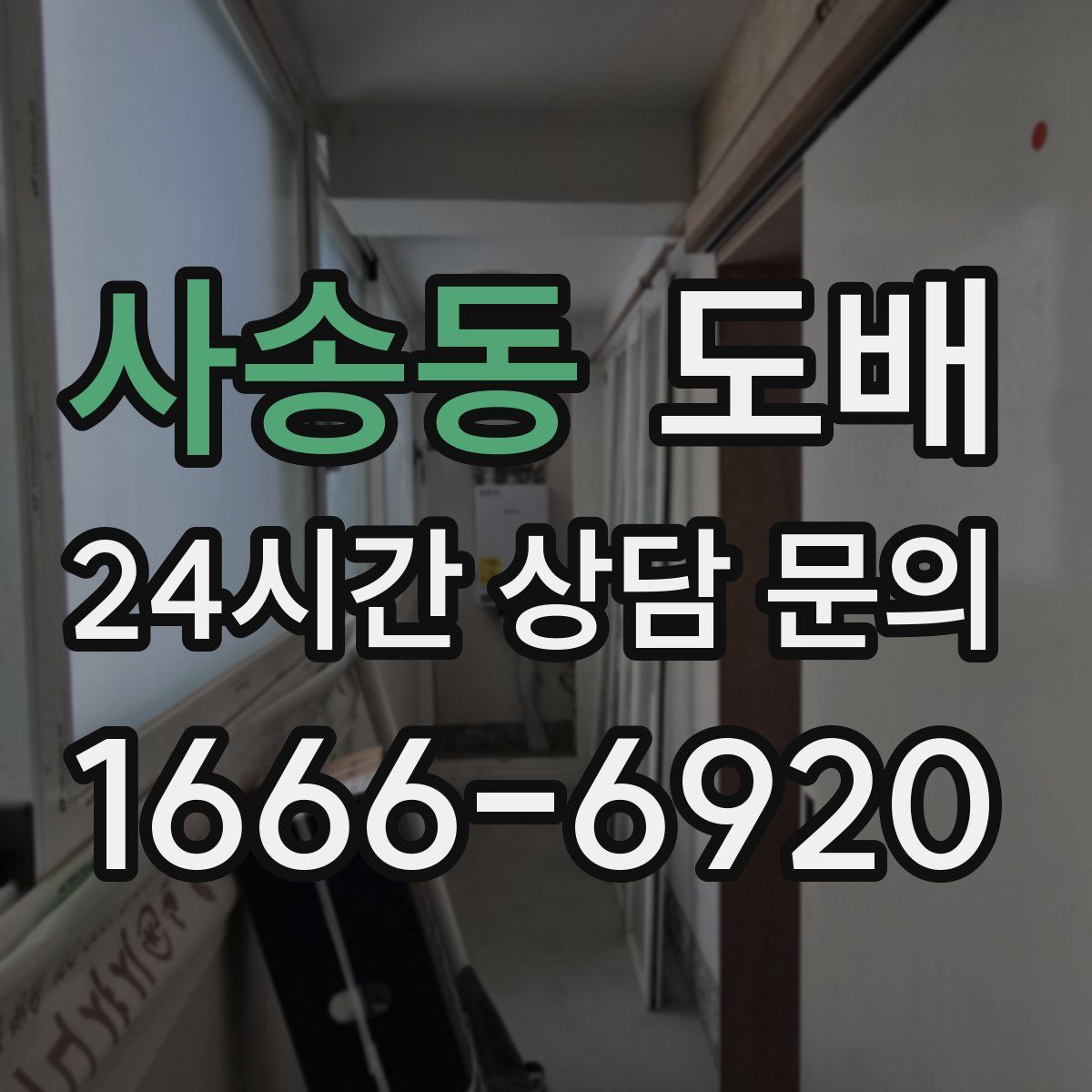 사송동 도배