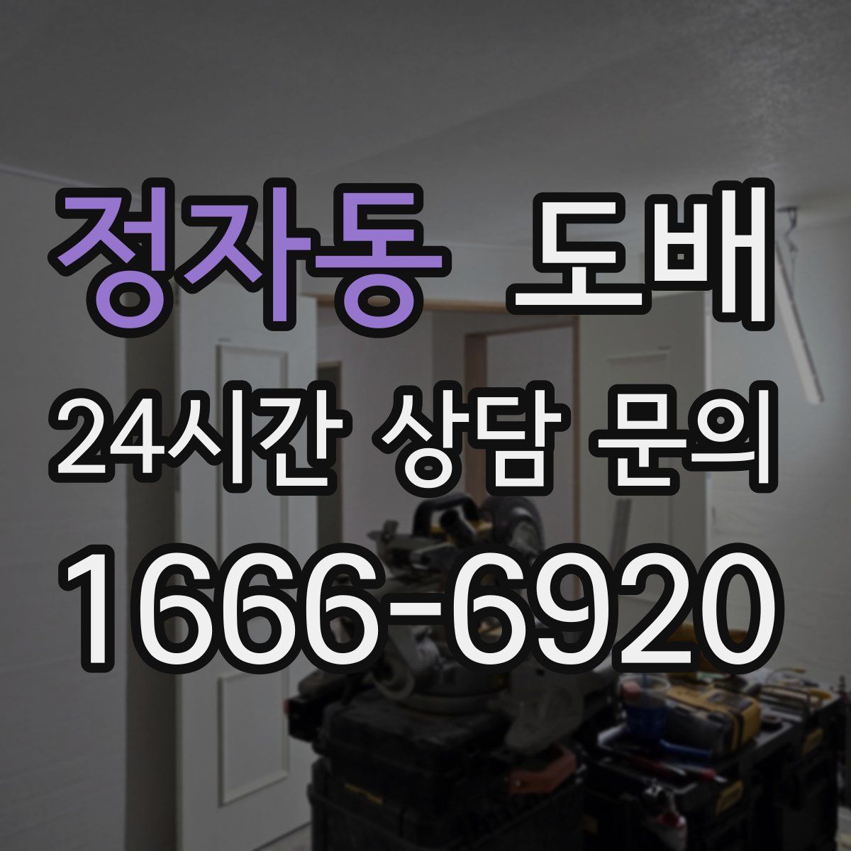 정자동 도배