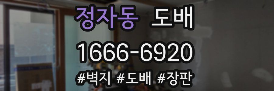 정자동 도배