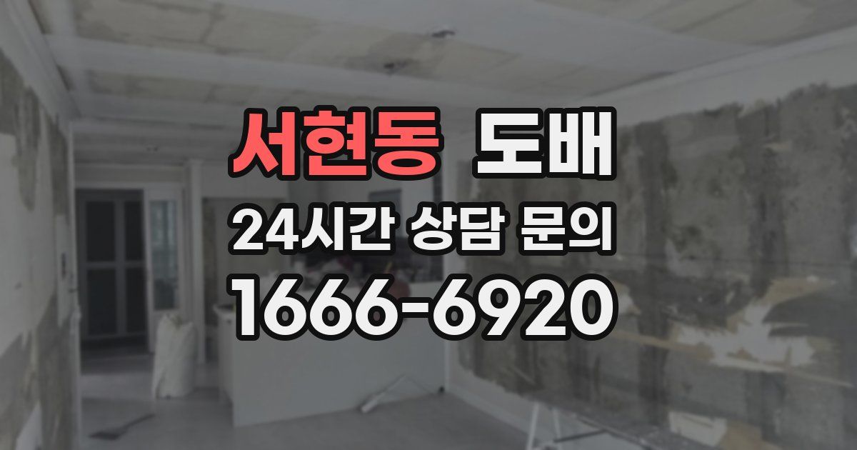 서현동 도배