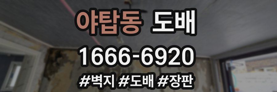 야탑동 도배