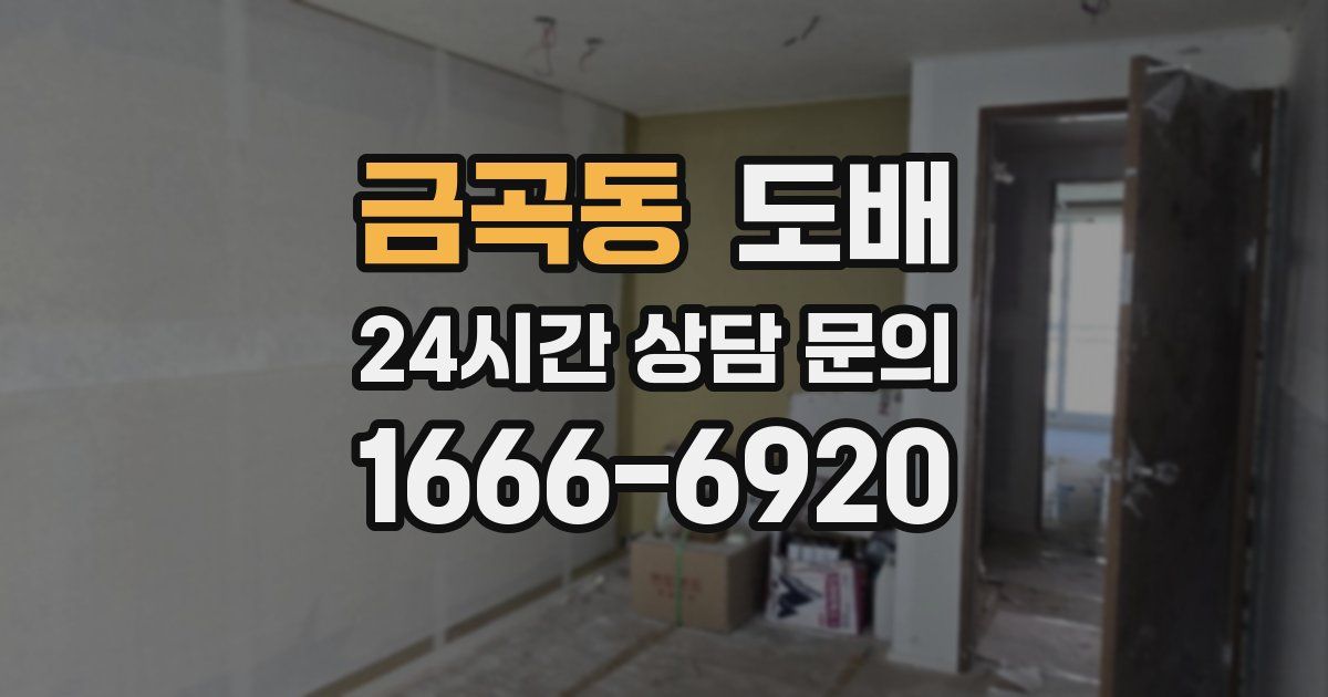 금곡동 도배