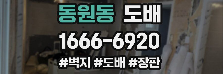 동원동 도배