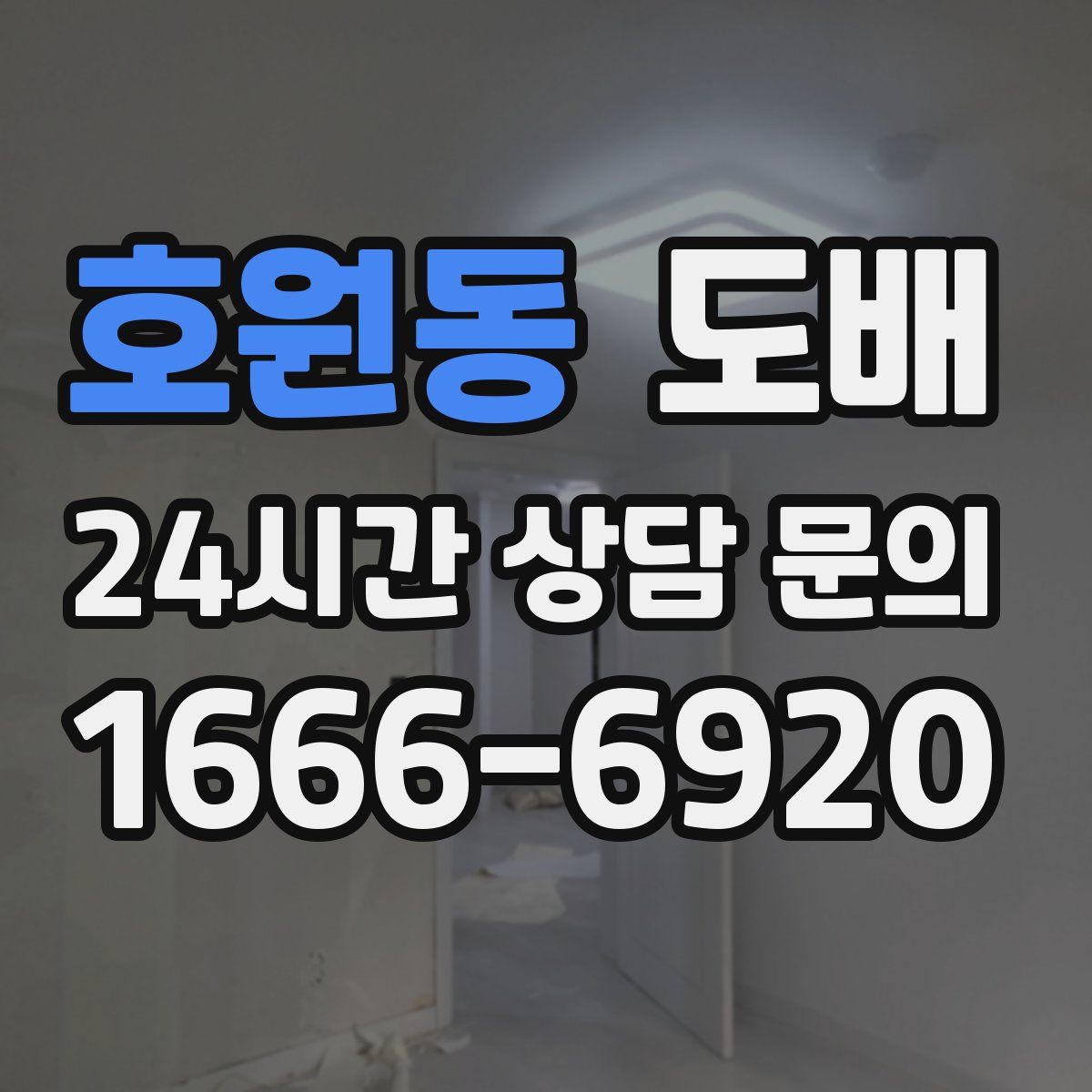 호원동 도배