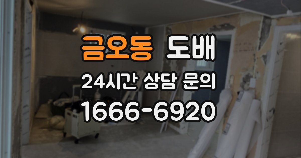 금오동 도배