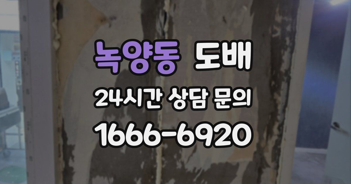 녹양동 도배