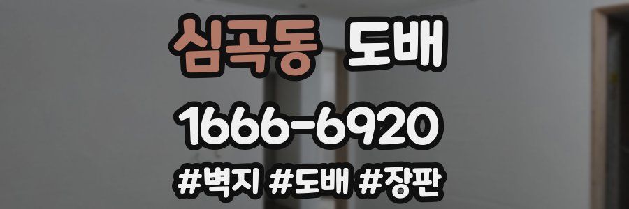 심곡동 도배