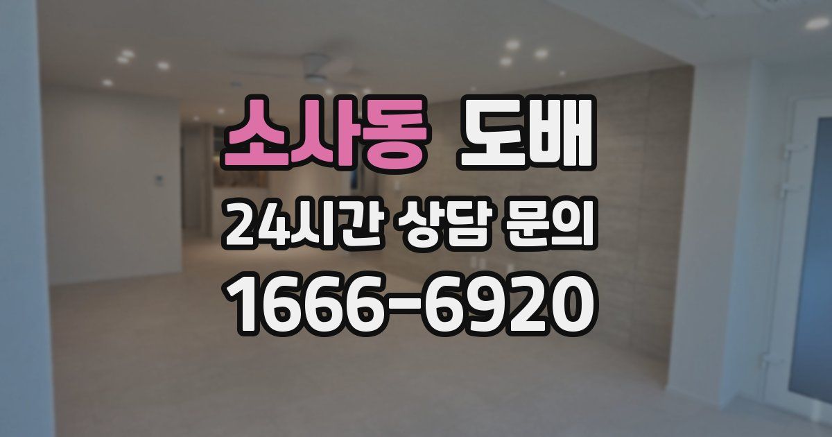 소사동 도배
