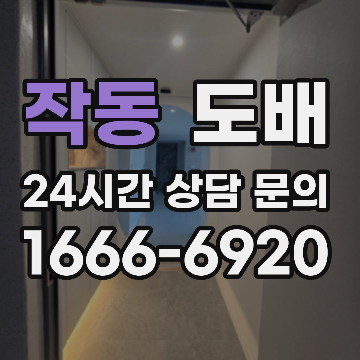 작동 도배