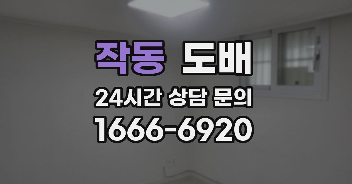 작동 도배