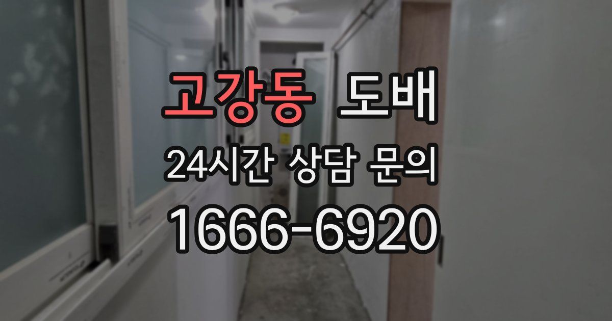 고강동 도배